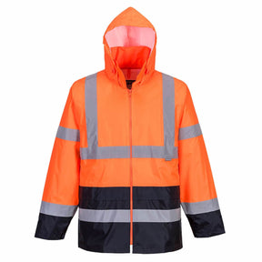 Hi-Vis Two-Tone Rain Jacket Front