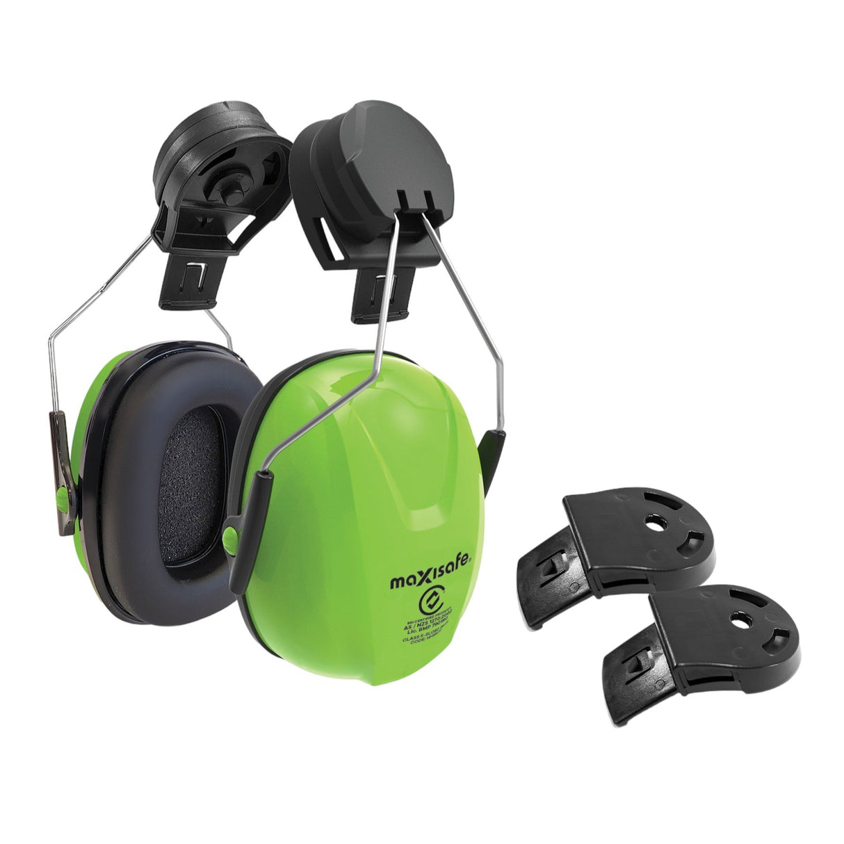 Maxisafe - Helmet Mounted Earmuffs 26dB - Class 5