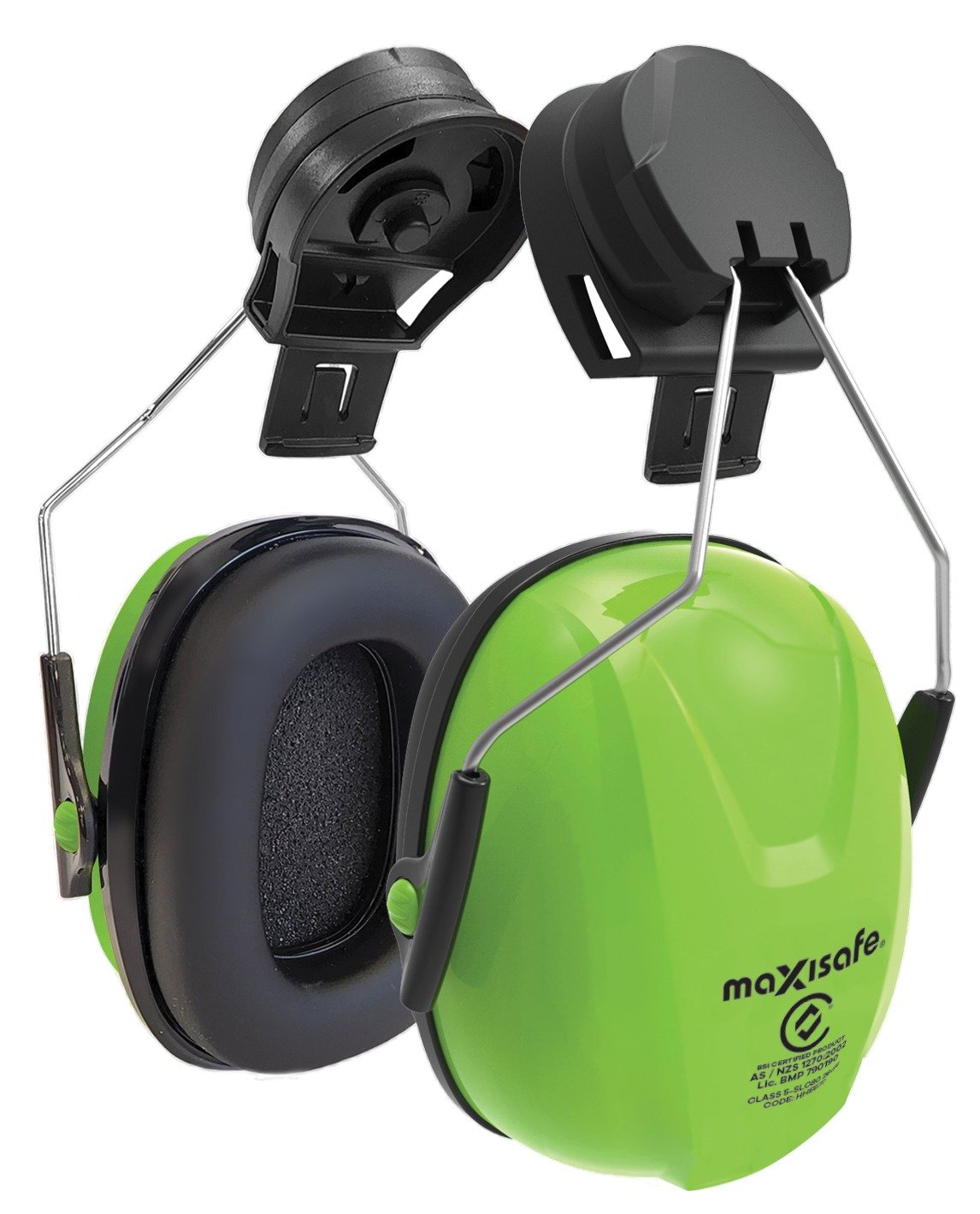Maxisafe - Helmet Mounted Earmuffs 26dB - Class 5