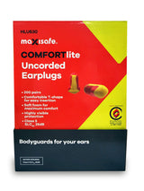 Maxisafe - COMFORTlite T-Shaped Uncorded Earplugs - Class 5