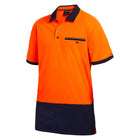 KingGee Workcool Spliced Polo Orange
