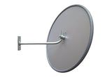 Indoor convex mirror rear mounting bracket detail