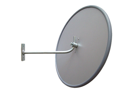 Indoor convex mirror rear mounting bracket detail