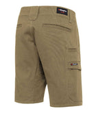 KingGee Workcool Pro Shorts back view khaki