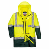 Portwest Eyre Lightweight Hi-Vis Rain Jacket with Tape MJ306