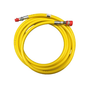 Sundstrom yellow PVC breathing hose with CEJN couplings