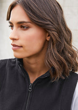 Women's Plain Fleece Vest PF905