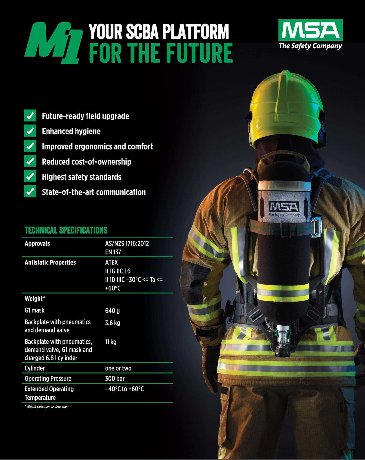 MSA M1 SCBA COMPLIANCE KIT
