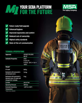 MSA M1 SCBA compliance kit contents