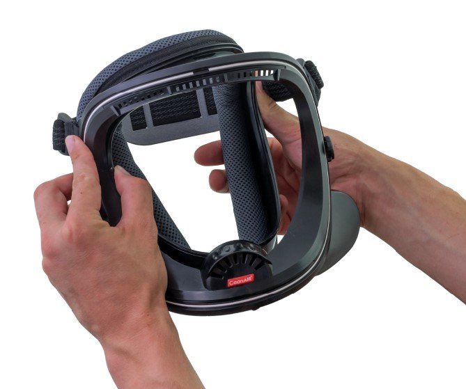 CleanAir UniMask Faceshield with single strap harness