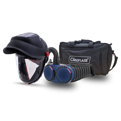 Maxisafe CleanAIR CA-40GW Flip-up Welding Hard Hat & AerGO PAPR Kit