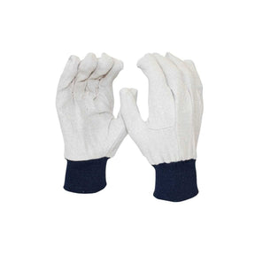 Blue Cotton Drill Gloves