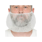 Disposable Beard Cover ASDBC in white