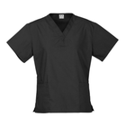 Biz Care Women's Classic Scrubs Top H10622 Black