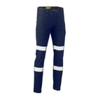 Bisley Taped Stretch Cotton Drill Cargo Pants front view