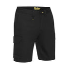 Bisley cargo shorts black front