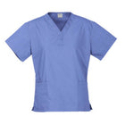 Biz Care Women's Classic Scrubs Top H10622 Blue
