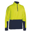 Bisley Hi Vis Fleece 1/4 Zip Pullover BK6989