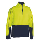 Hi Vis Fleece Pullover Yellow Front