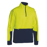 Bisley Hi Vis Fleece 1/4 Zip Pullover BK6989