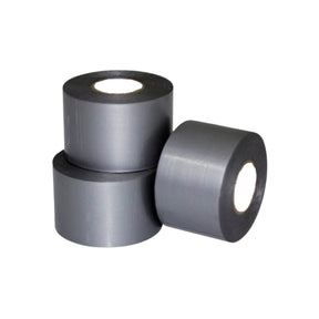 Silver Duct Tape 441 rolls stacked