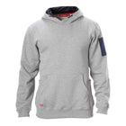 Hard Yakka Workwear Fleece Hoodie Y19326 grey front view