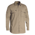 Bisley X Airflow Ripstop Shirt BS6414 front view beige