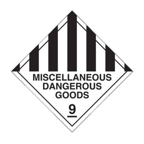 Miscellaneous Dangerous Goods label