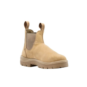 Steel Blue Hobart Pull On Safety Boot Beige