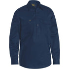 Bisley Cool Lightweight Drill Shirt Navy