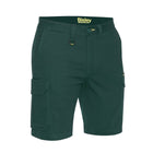 Bisley Stretch Cotton Drill Cargo Short in green
