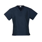Navy women's scrubs top
