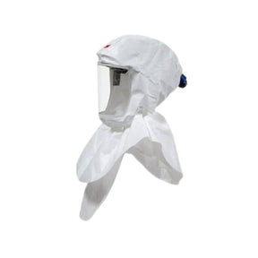 Respiratory protection hood assembly