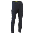 Navy cargo cuffed pants