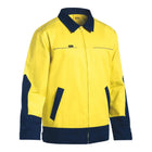 Bisley Hi Vis Drill Jacket Yellow