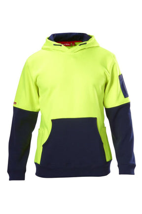 Hi Vis 2 Tone Fleece Hoodie