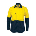 DNC HiVis Two Tone Cotton Drill Vented Shirt