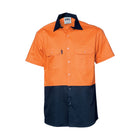 DNC Hi Vis Two Tone Cotton Drill Vented Shirt