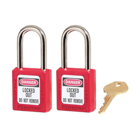 Red Zenex Safety Padlocks