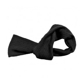 Cable Knit Scarf J540 in black