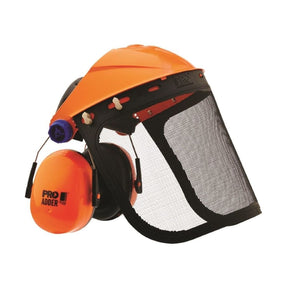 ProChoice Striker browguard, visor and earmuff combo