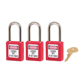 Red Zenex Safety Padlocks Set