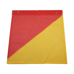On Site Safety oversized load flag, red and yellow mesh