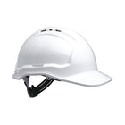 White Vented Hard Hat