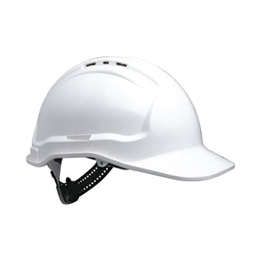 White Vented Hard Hat