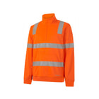 KingGee Reflective 1/4 Zip Fleece X Back K55057 high visibility workwear