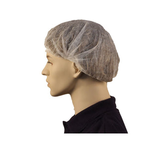 White Crimped Beret 21 DBCW53