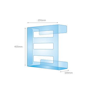 GloveOn® Triple Glove Dispenser DS30-C dimensions