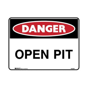 Brady Danger Sign Open Pit