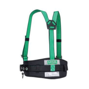 MSA Gravity Miners Belt with Shoulder Straps for fall protection